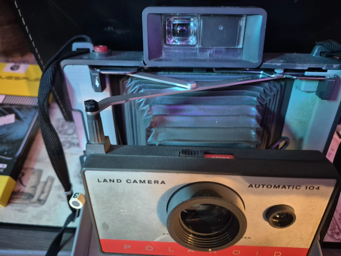 Vintage Polaroid Land Camera Automatic 104 with Case - photo 3