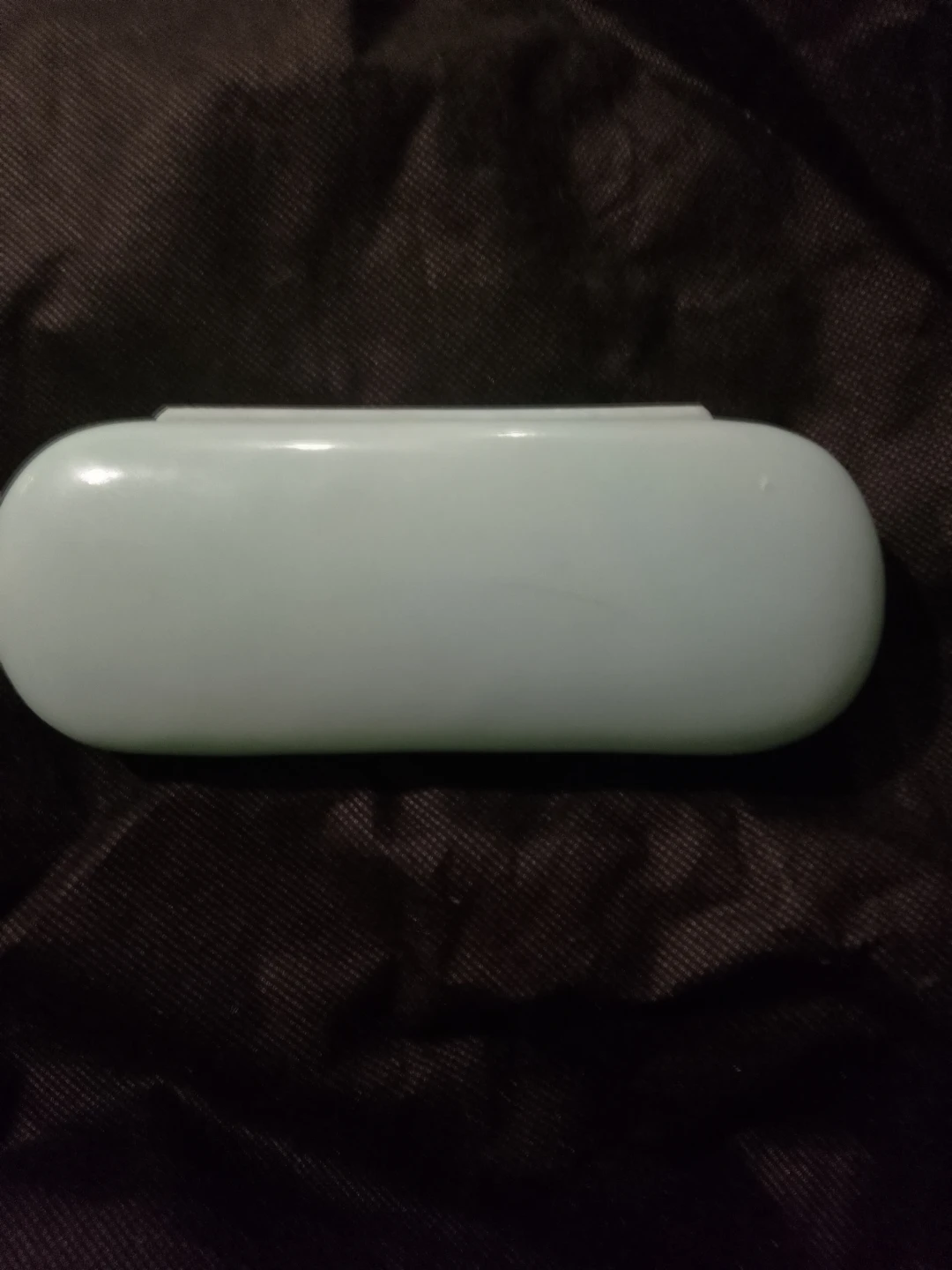 Light teal colour eyeglass case 🏈