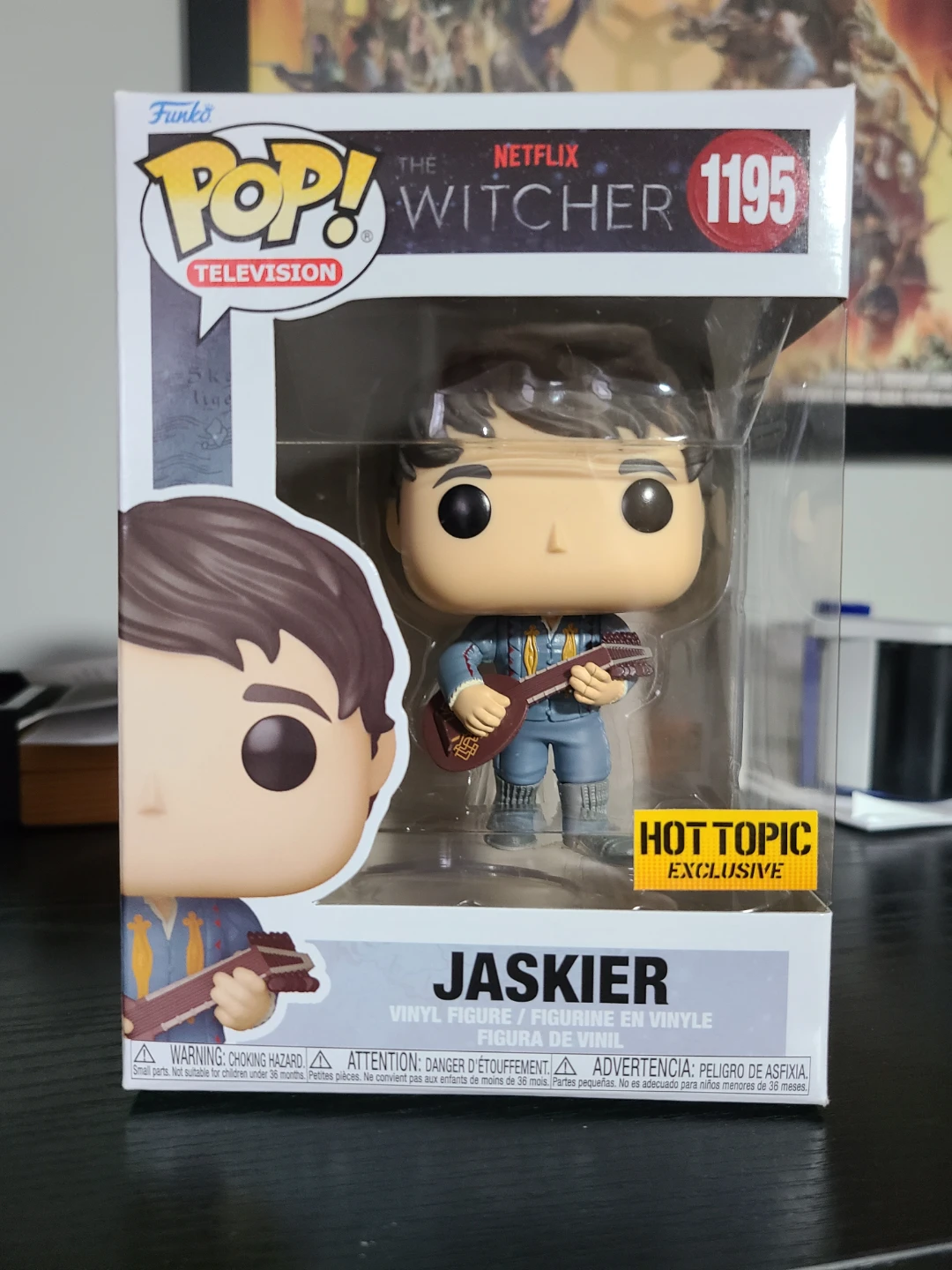 Funko Pop! The Witcher Jaskier 1195 Hot Topic Exclusive