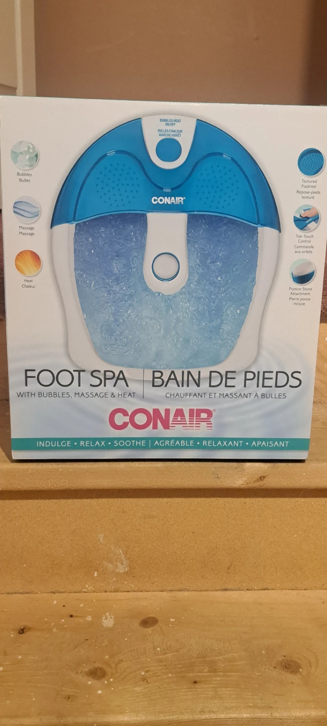 Conair Foot Spa with Bubbles, Massage and Heat