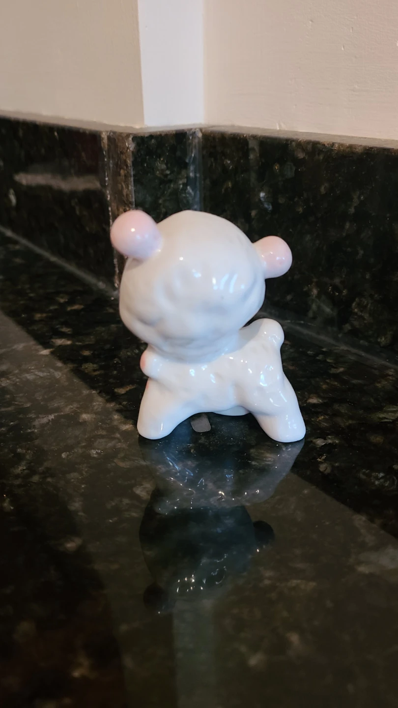 Vintage Ceramic Lamb Figurine - photo 2