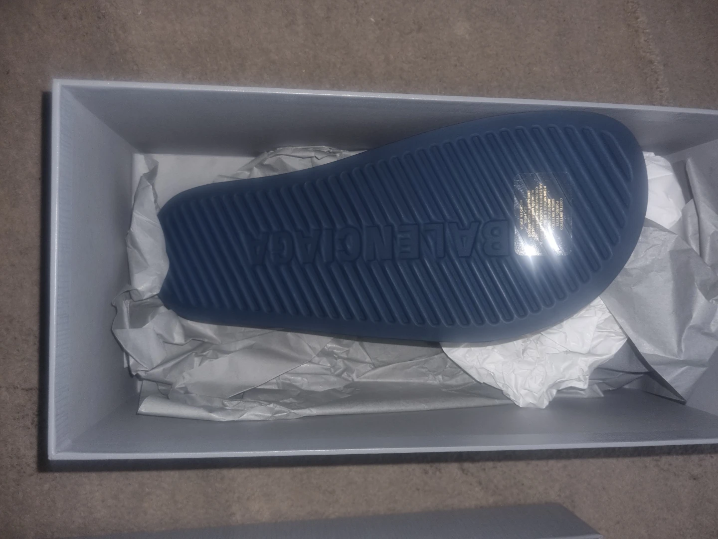 Balenciaga Pool Slides Blue