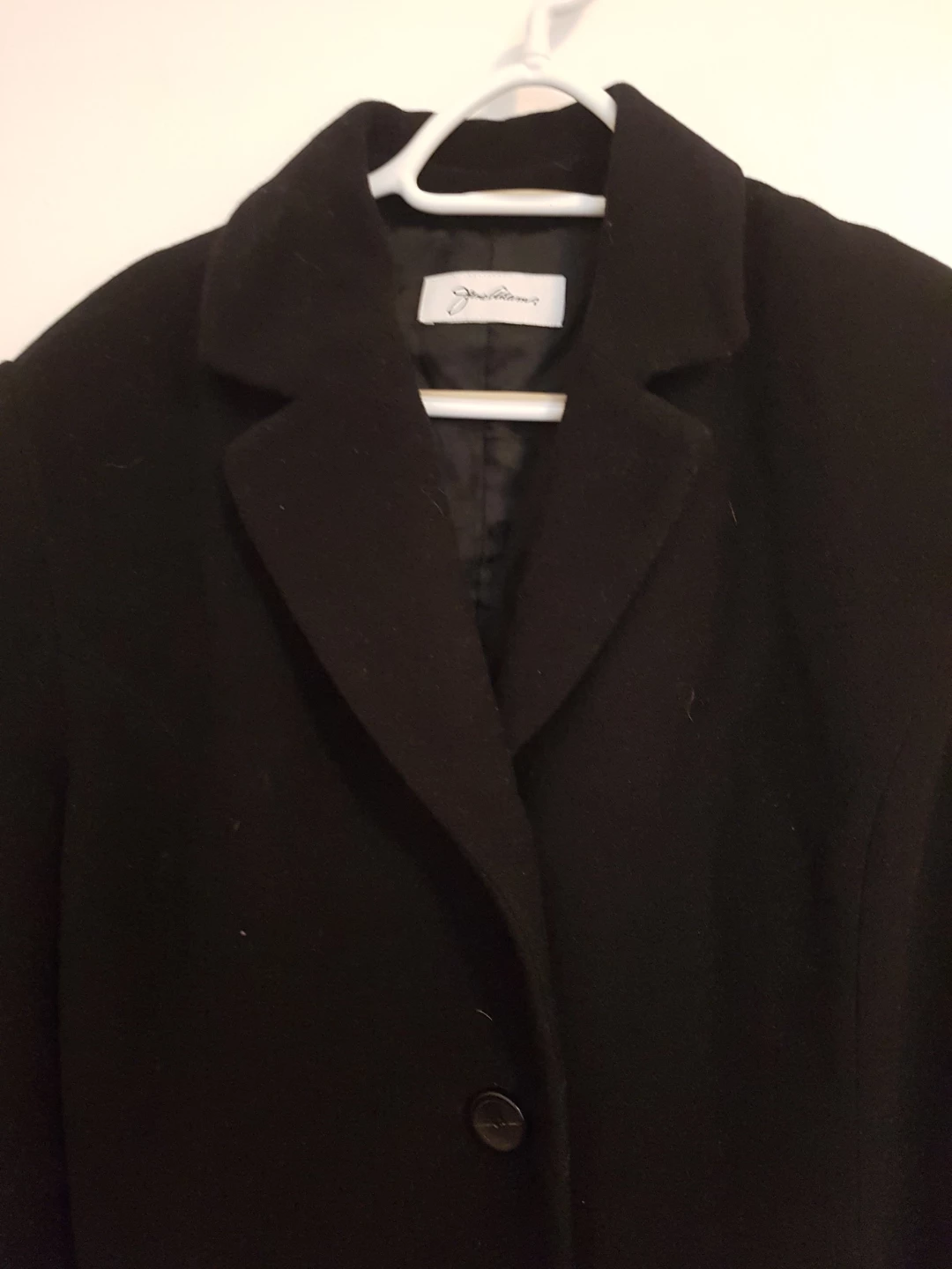 Jones New York Black Wool Blend Coat - photo 2