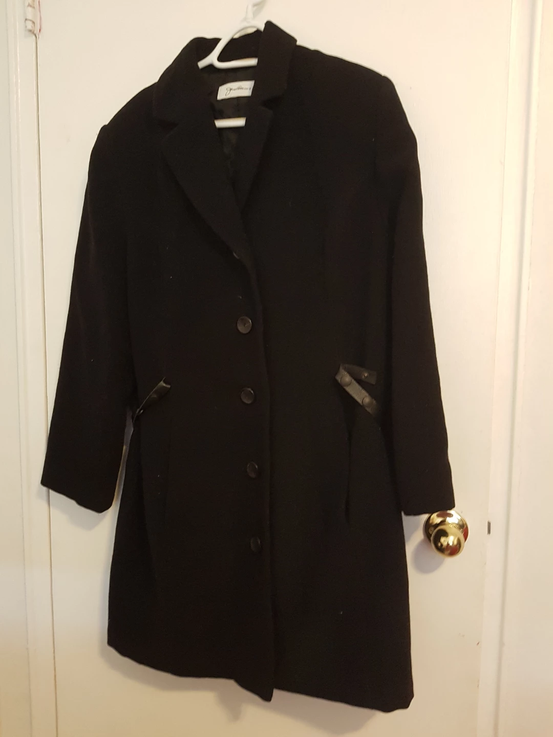 Jones New York Black Wool Blend Coat - photo 3
