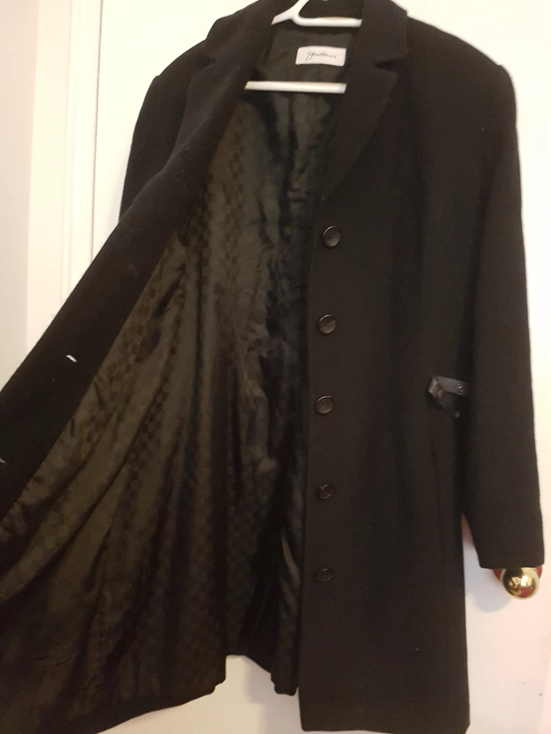 Jones New York Black Wool Blend Coat - photo 4