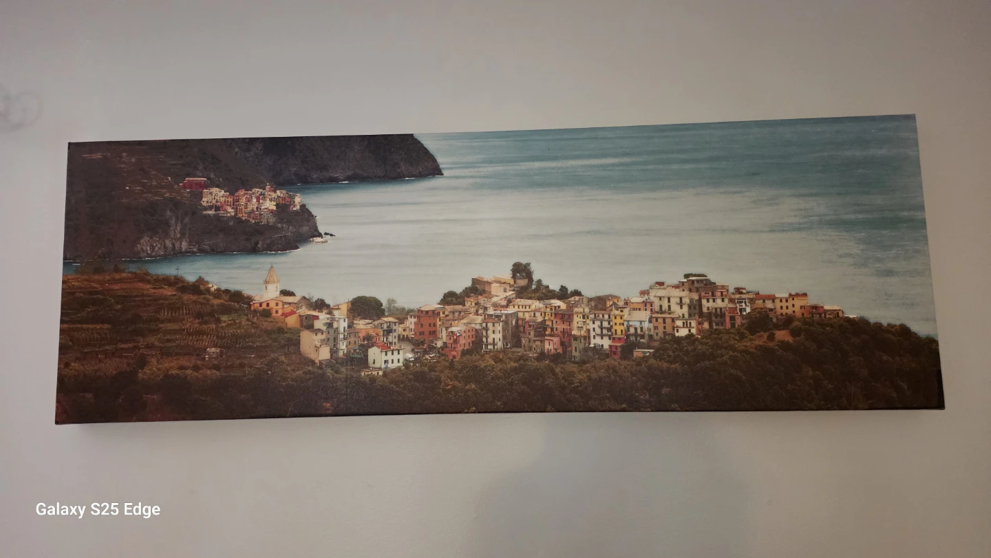 Panoramic Italian Coastal Landscape Wall Art