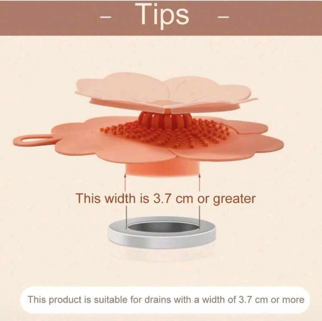 Flower Shape Sink Drain Stopper - photo 5