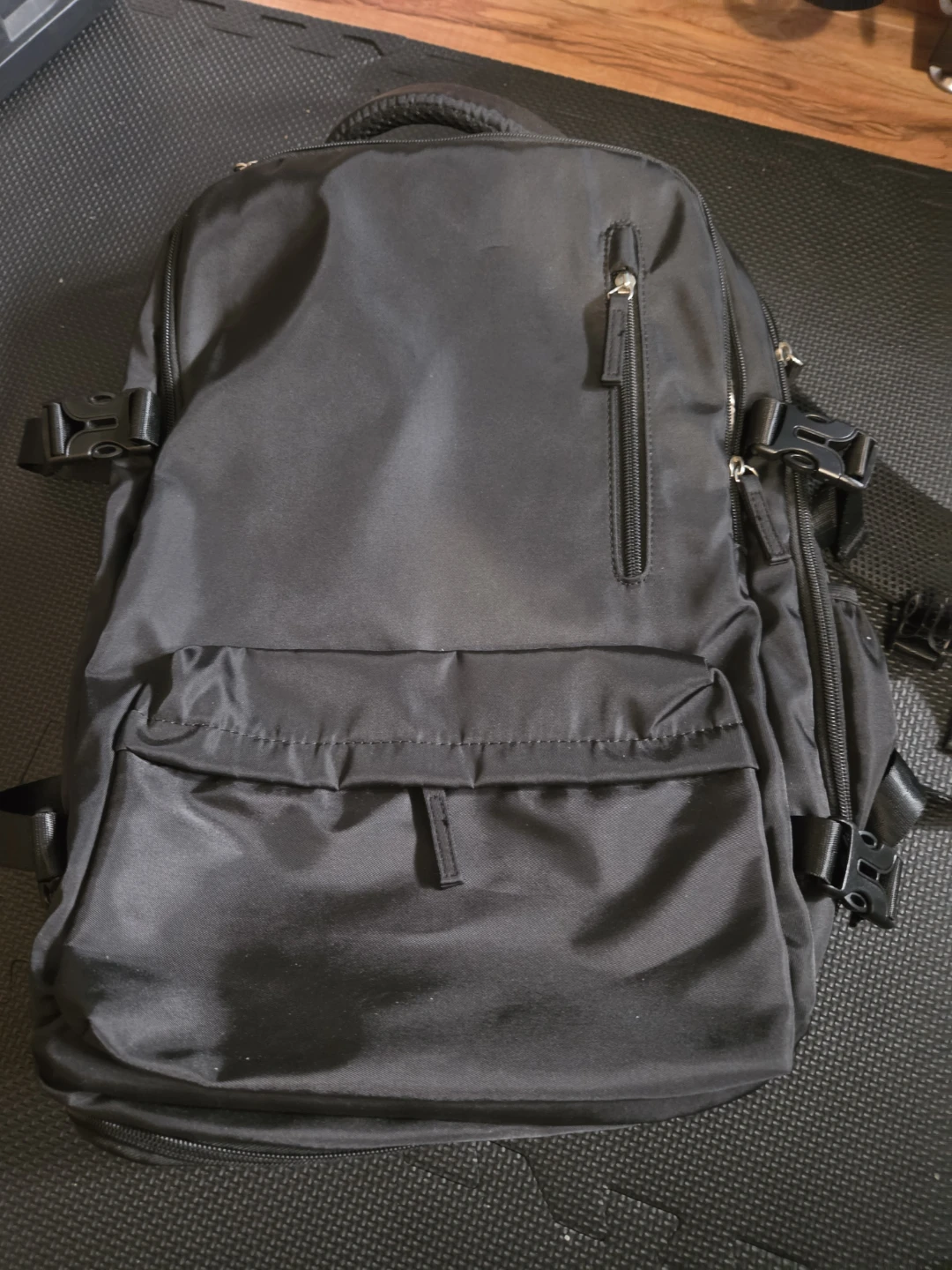 Black Tech Backpack with USB Port - photo 3