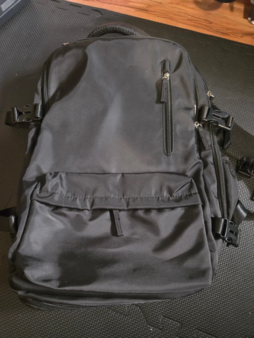 Black Tech Backpack with USB Port - photo 3