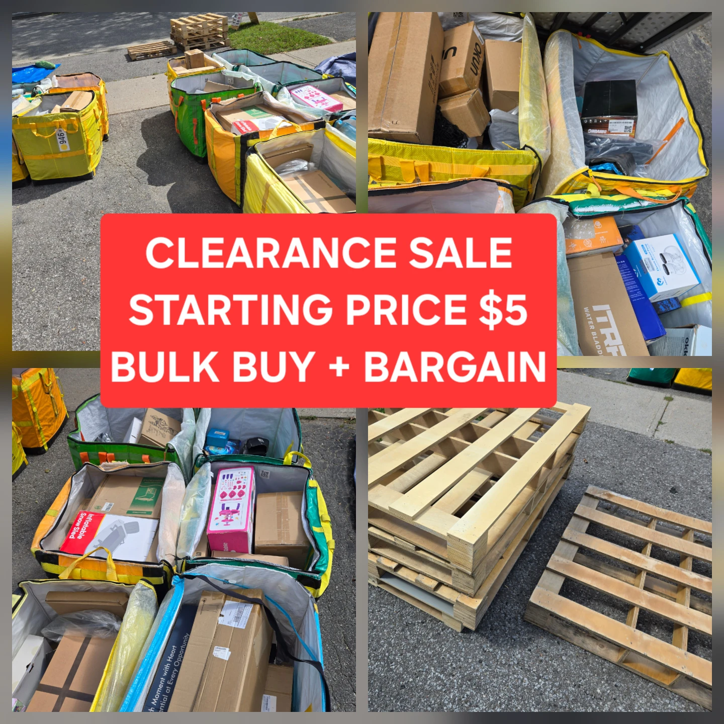 COME TODAY Brand new items need them all out. Come bargain.