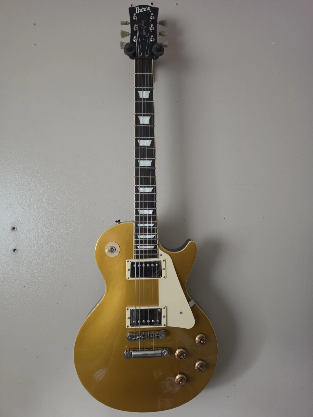 Burny Super Grade Electric Guitar Goldtop