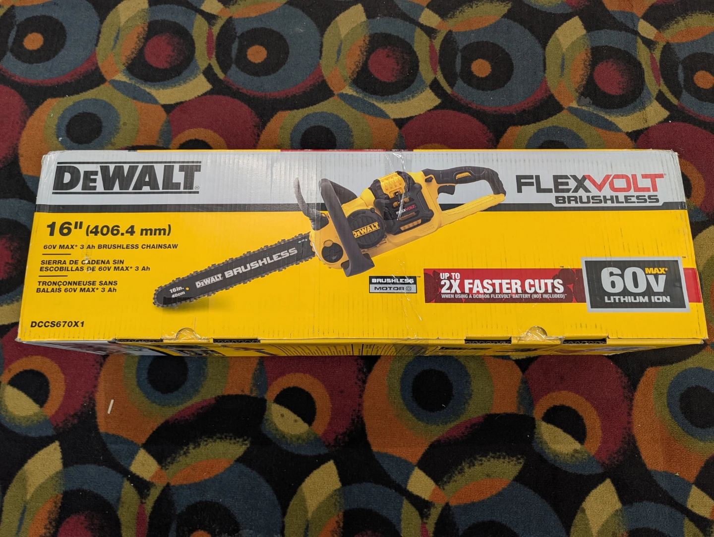 DEWALT FLEXVOLT 16 inch Brushless Chainsaw