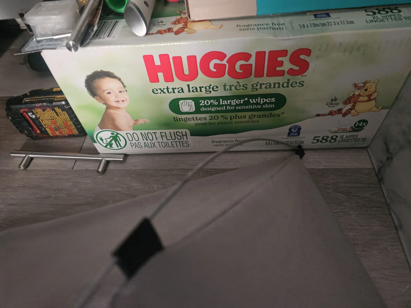 Pampers Swaddlers Diapers Size N and Huggies Wipes - photo 2