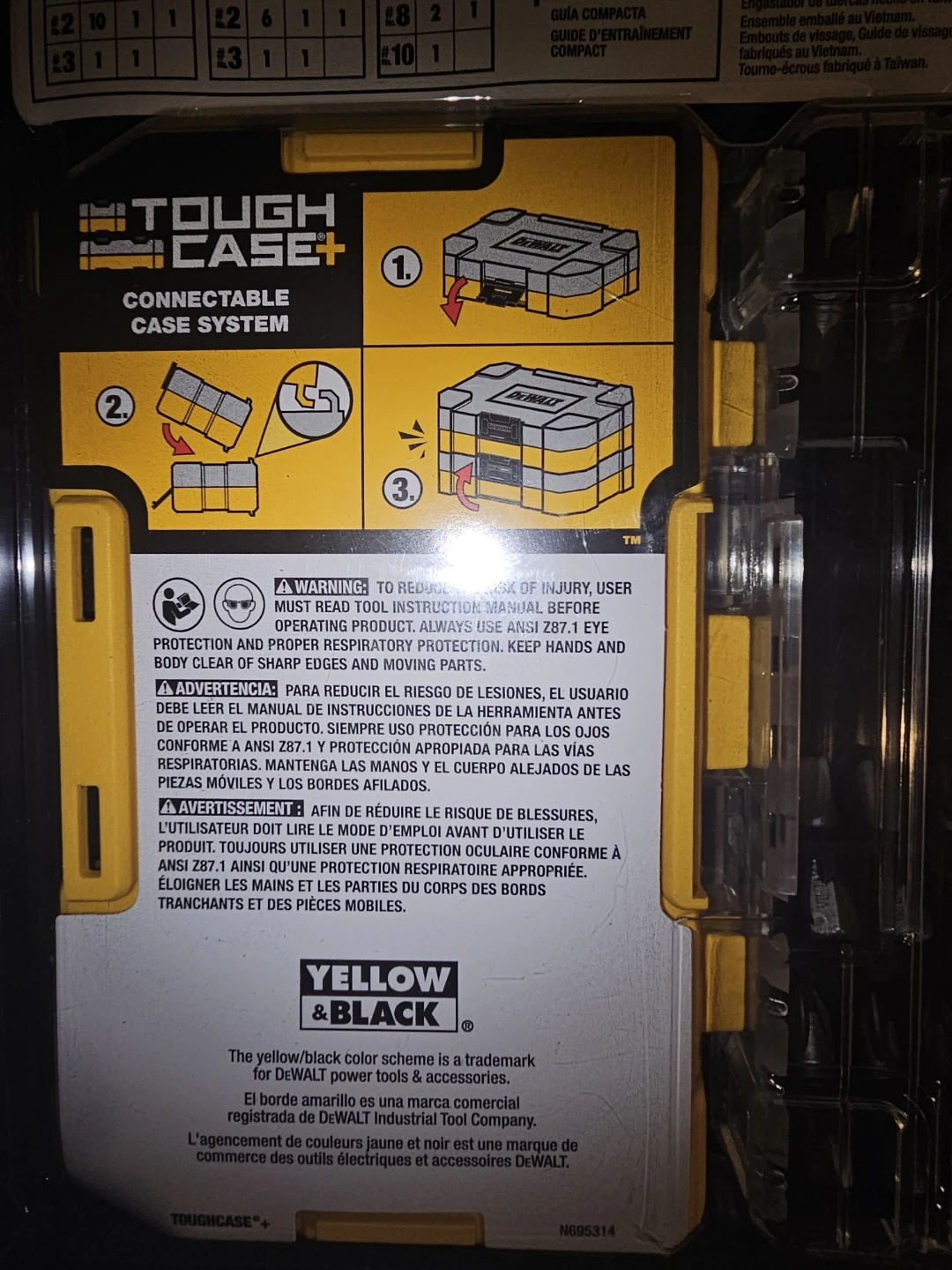 New...Screwdriver bit set with case - photo 5