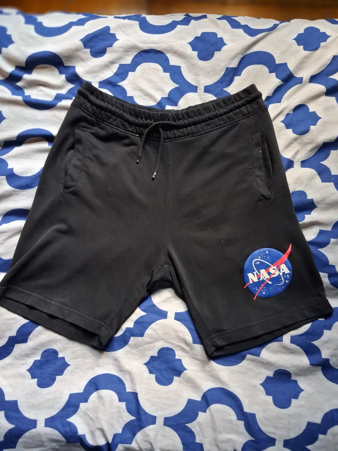 H&M Divided NASA Black Sweatshorts