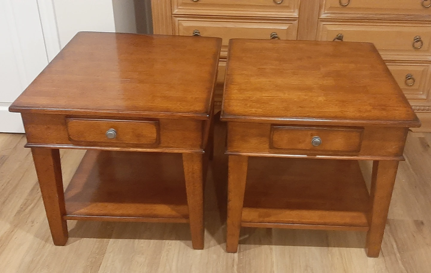 3-Piece Solid Wood Living Room Table Set - photo 2
