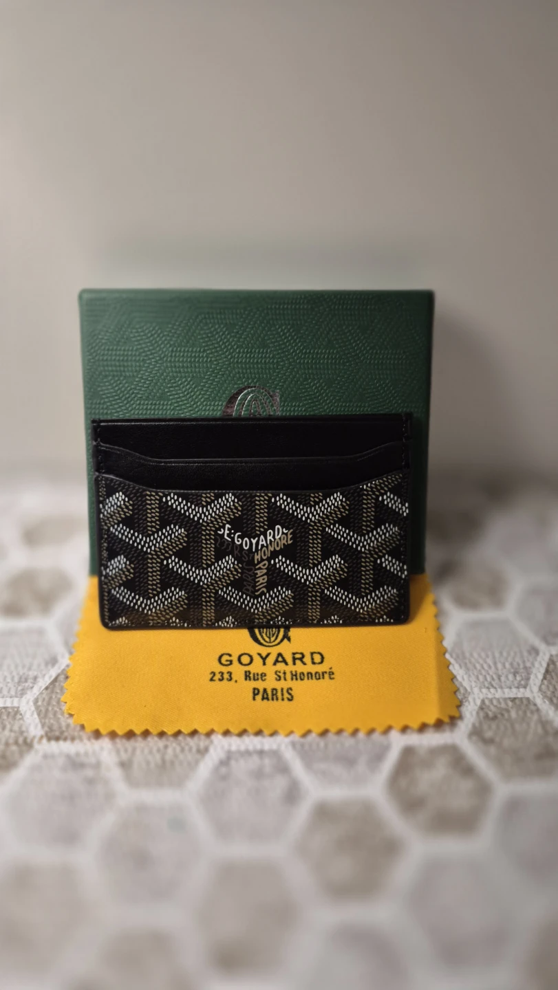 Goyard Saint-Sulpice Card Holder in Black