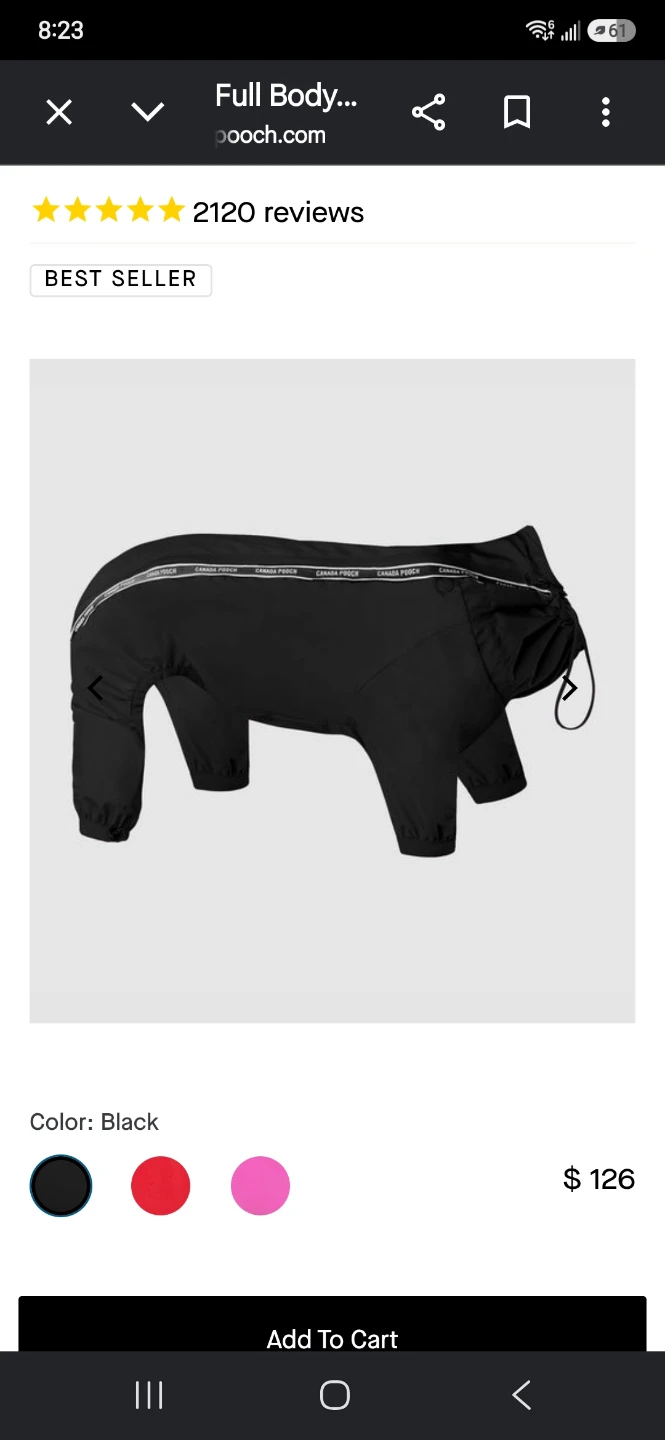 Canada Pooch The Snow Suit, size 28 - photo 2