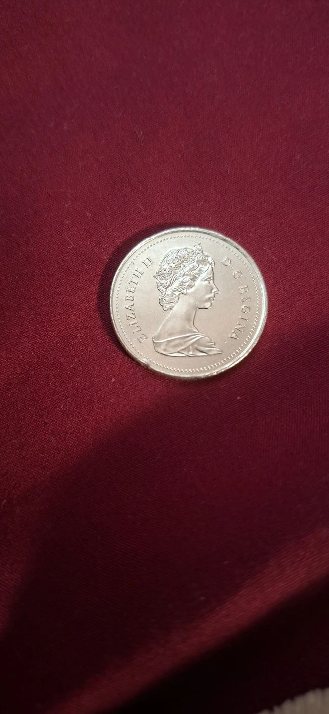 1988 Canadian 50-cent coin - photo 2
