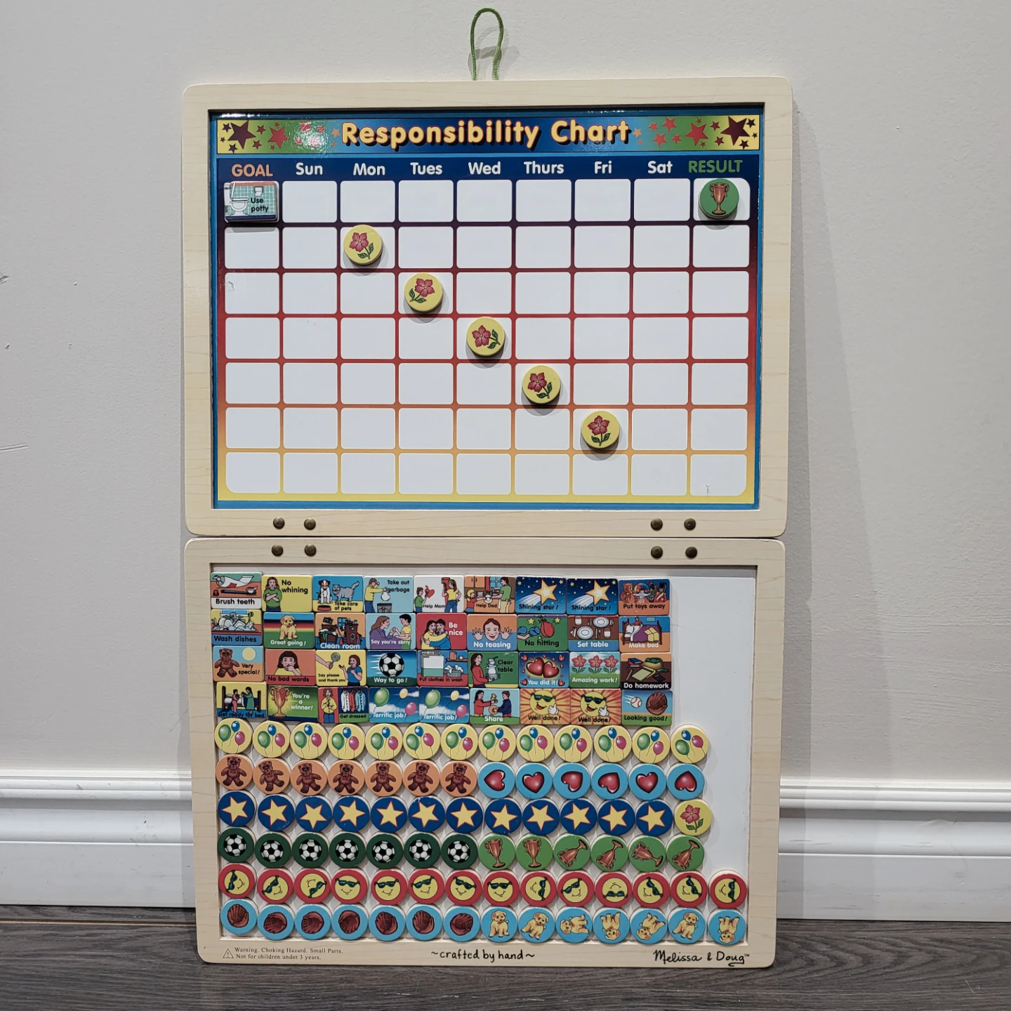 Melissa & Doug Responsibility Chart + Wooden Stencil Box Set - photo 2