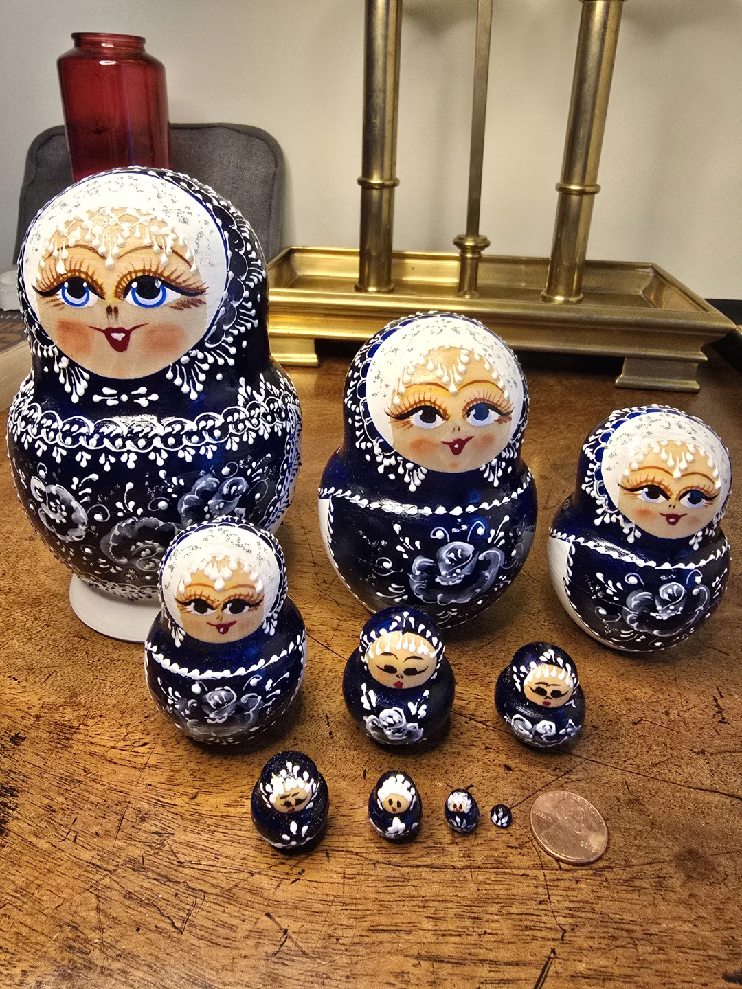 Russian Nesting Dolls Set of 10 - photo 4