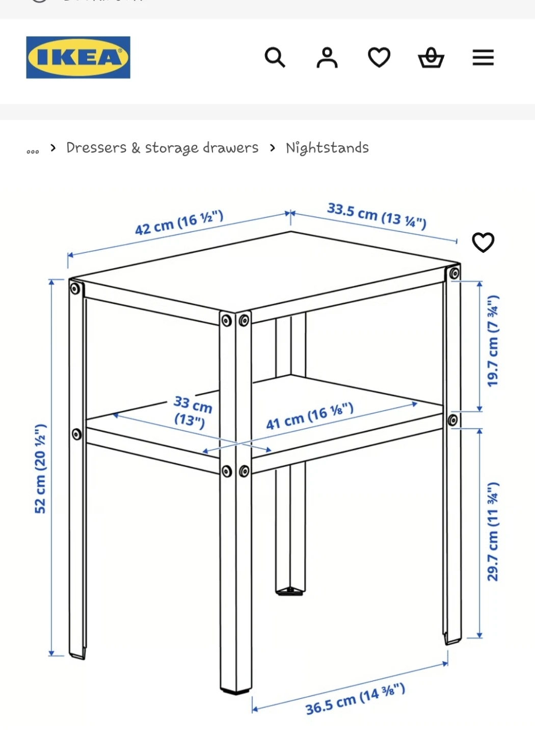 IKEA Nightstand - photo 2