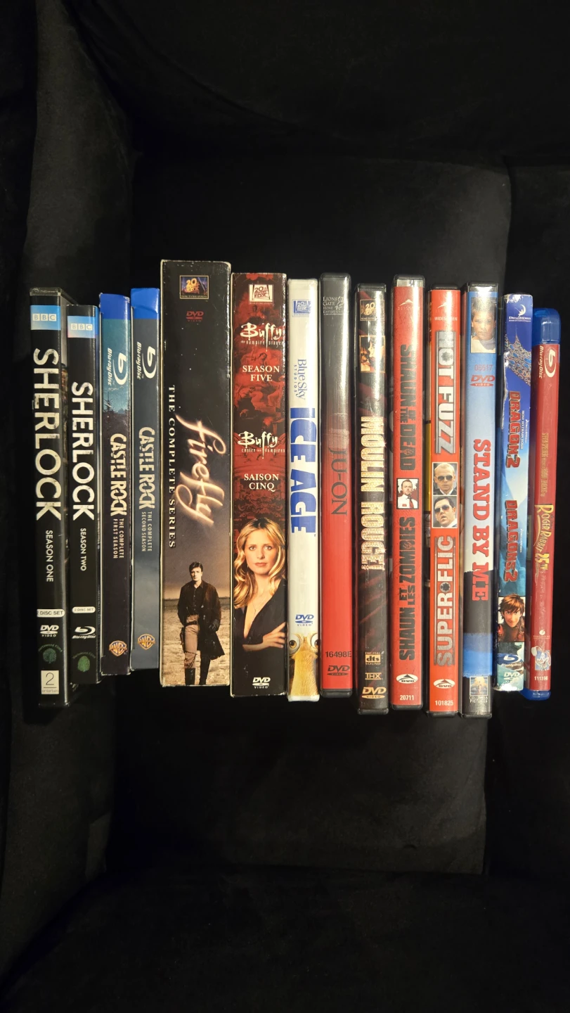TV, DVD and Blu-rays