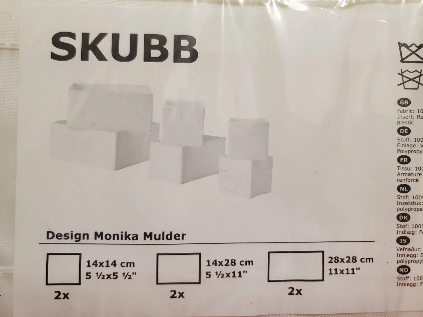 IKEA SKUBB storage boxes, 6-pack - photo 2