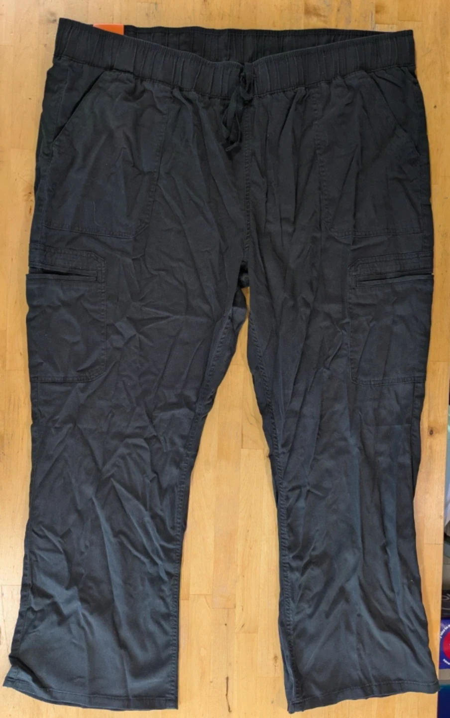 Buffalo David Bitton Tencel Pull-On Cargo Pants - Black, XXL