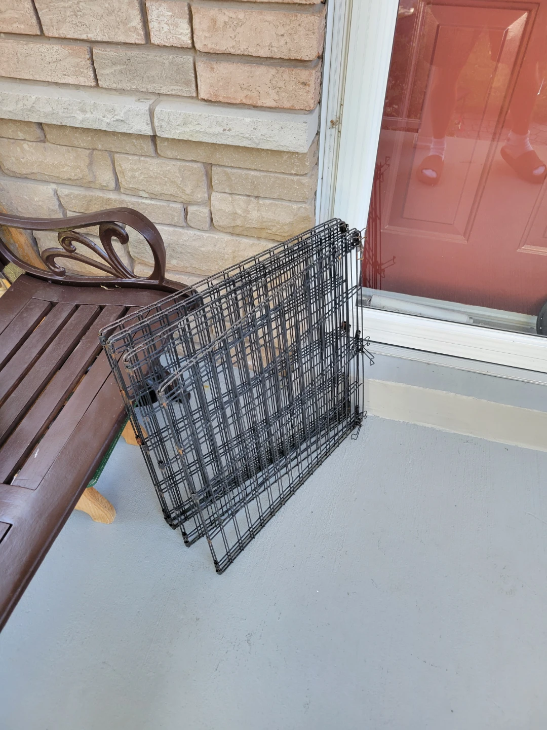 Black Metal Pet Playpen 8-panels 24"x24" - photo 2