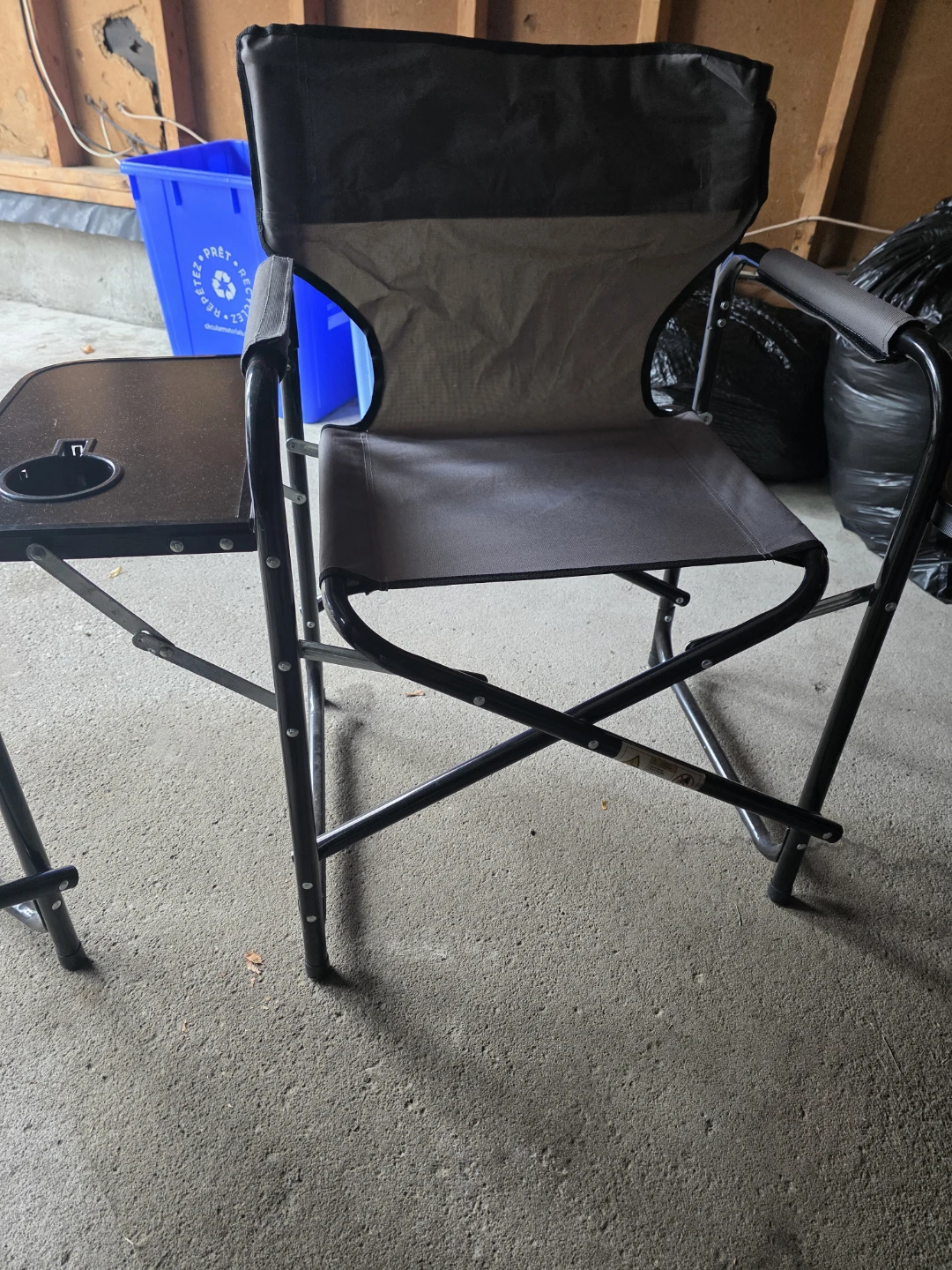 Folding Chair with Side Table - photo 2