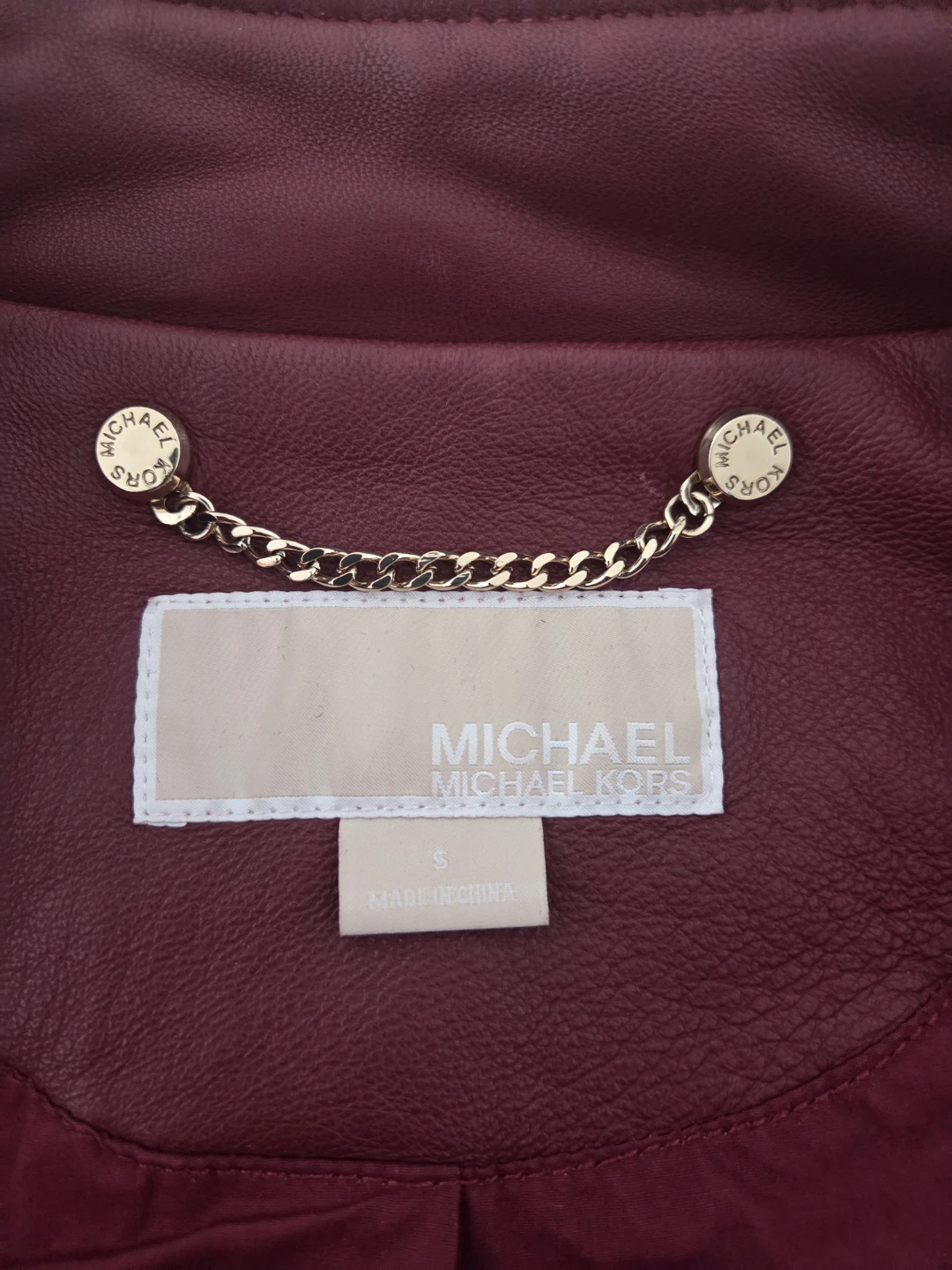Michael Kors Leather Jacket - photo 3