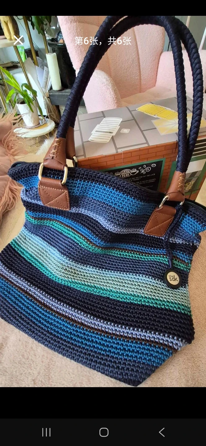 The Sak Crochet Shoulder Bag