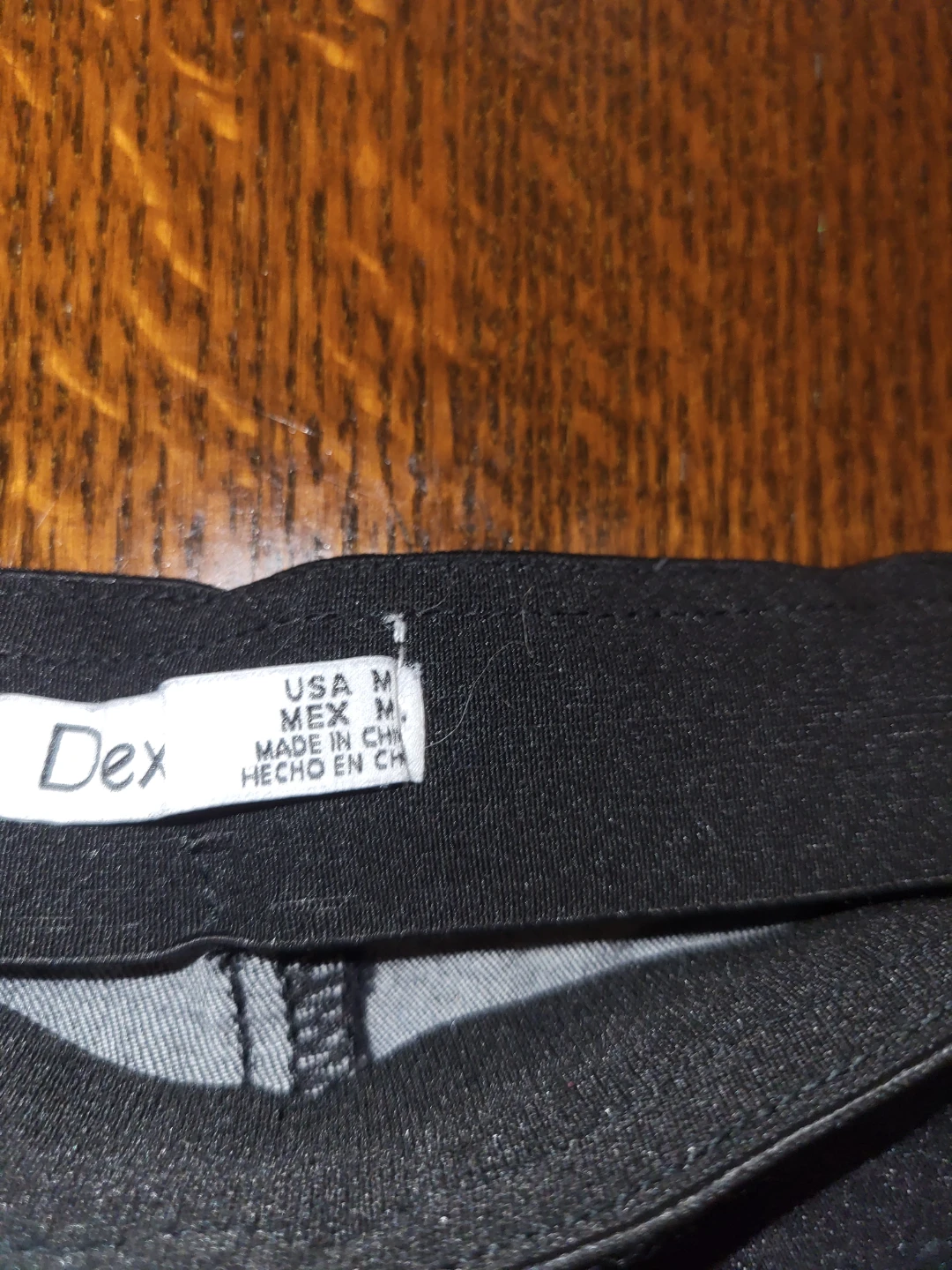 Dex Black Pants Size Medium - photo 2
