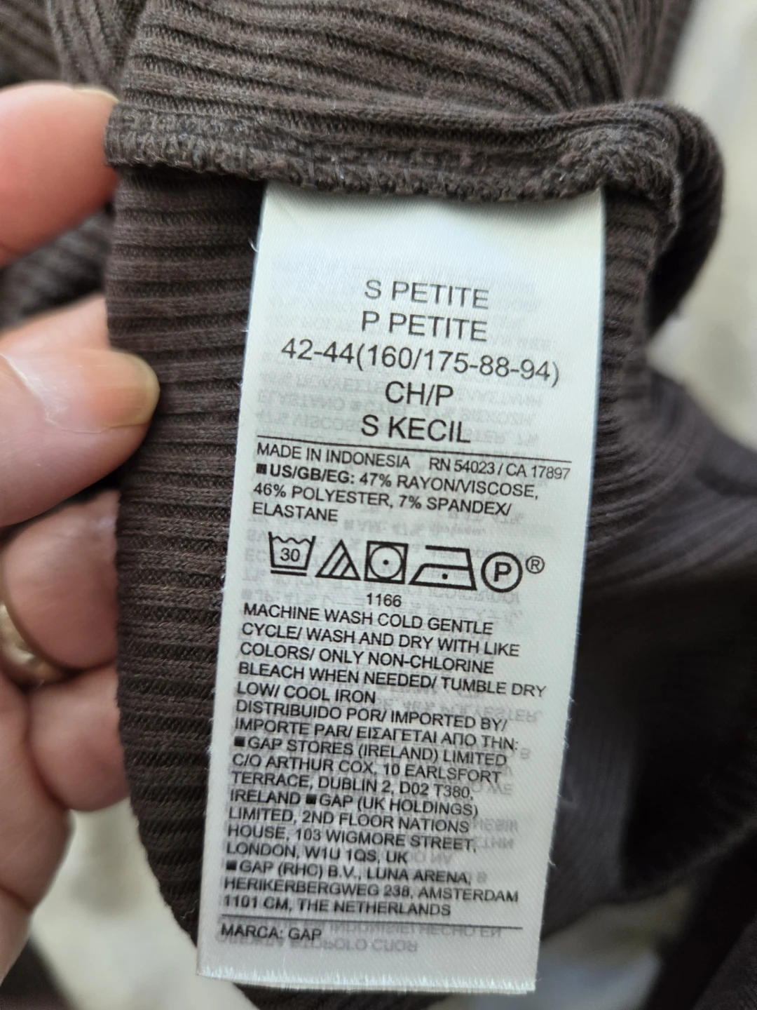 Gap Brown Mock Neck Dress - Size Small Petite - photo 3