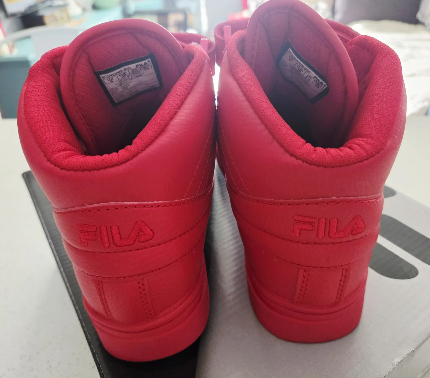 Fila High-Top Sneakers Red - photo 3