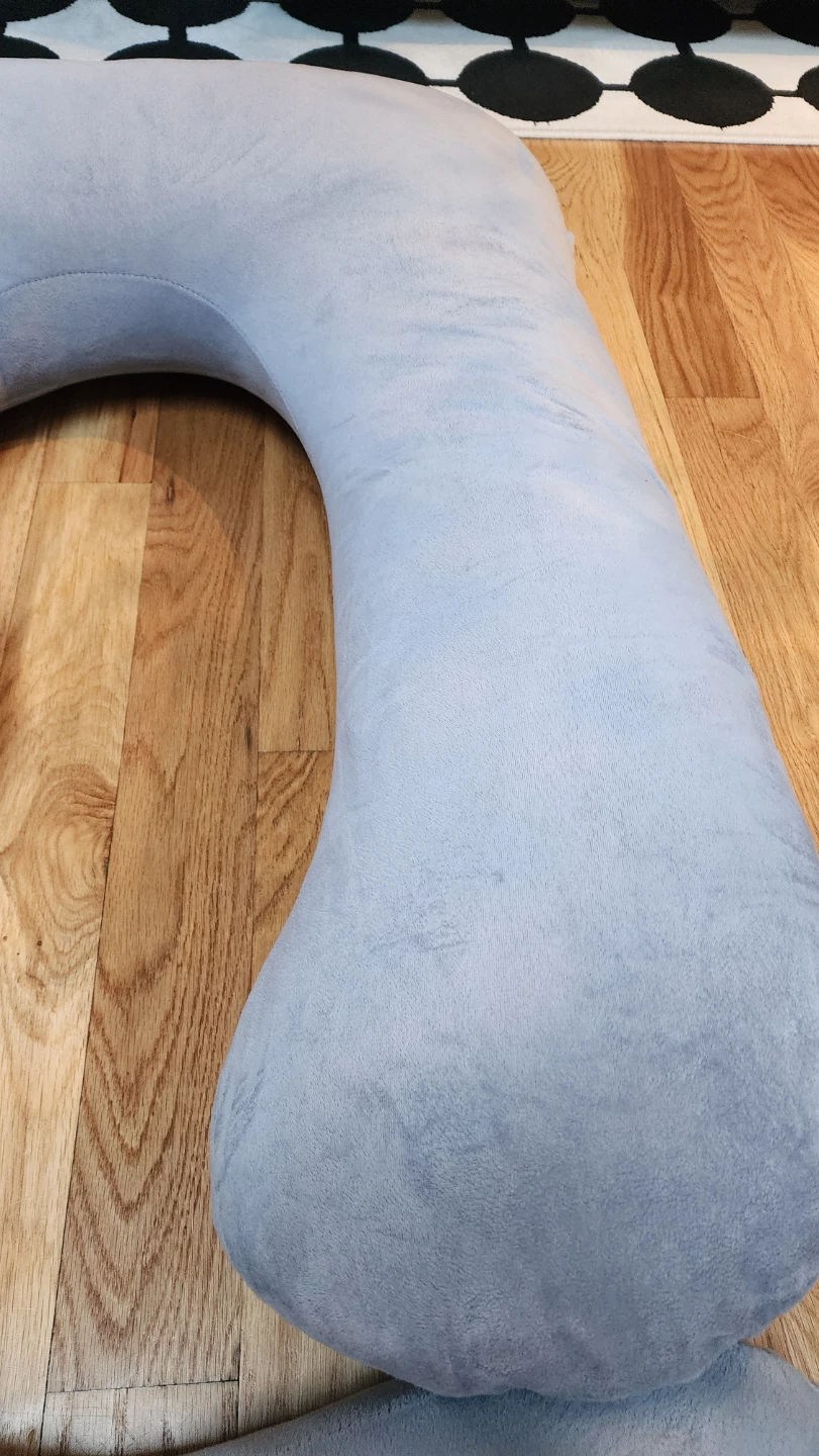 Light Blue C-Shaped Pregnancy Pillow - photo 2