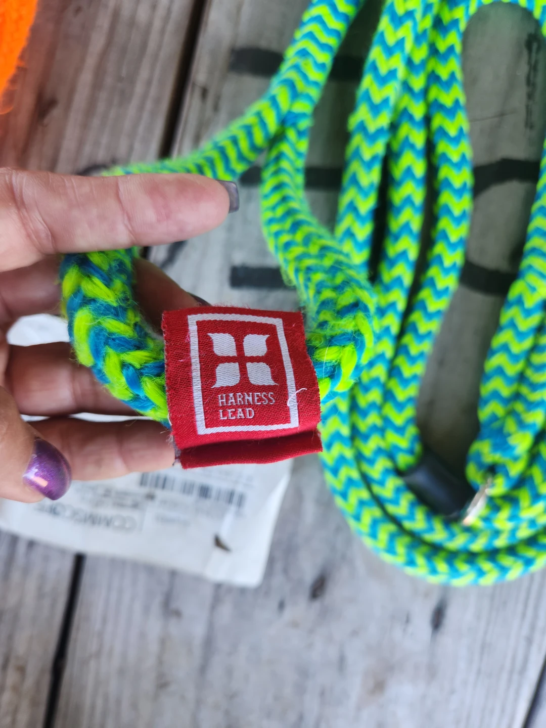 Harness Lead dog leashes - Available in Green and Orange - photo 2