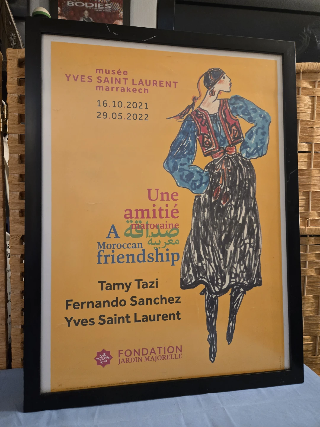 Yves Saint Laurent Marrakech Exhibition Poster in Frame - photo 2