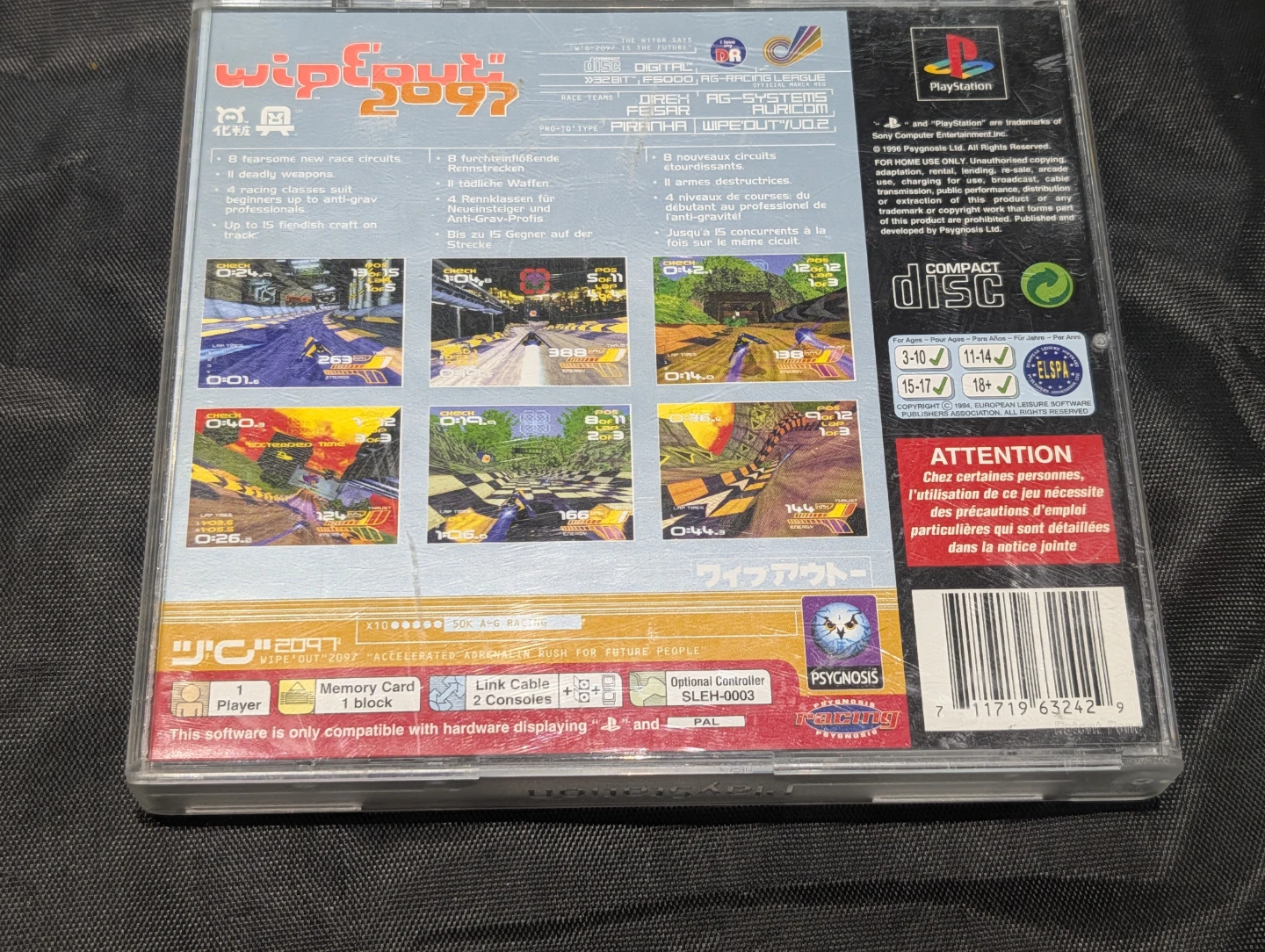Wipeout 2097 for PlayStation (PAL) - photo 4