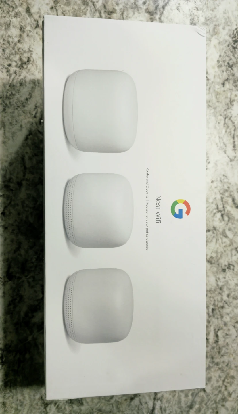 Google Nest Wifi Router and 2 Points