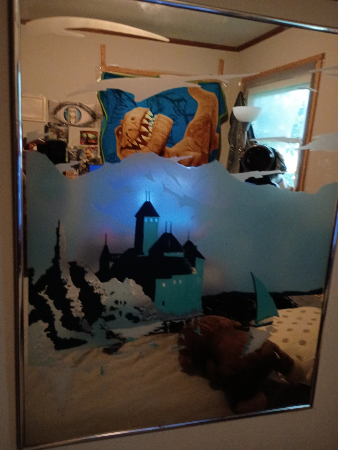 Vintage Castle Mirror Wall Decor