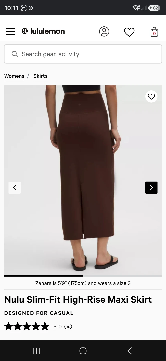 Lululemon Nulu Slim-Fit High-Rise Maxi Skirt - photo 2