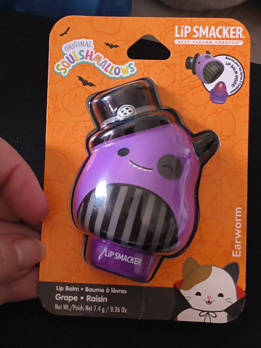 Halloween Squishmallows Lip Smacker Earworm Lip Balm