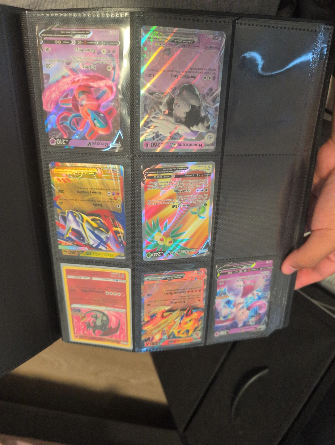 Pokémon Trading Card Collection in Binder