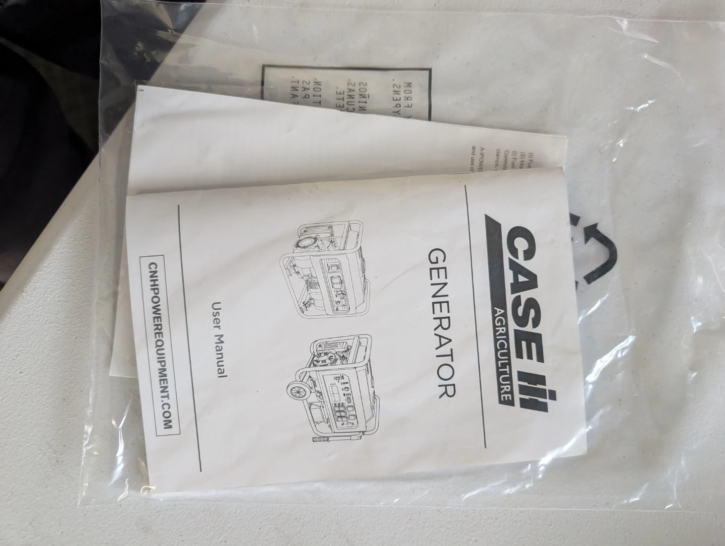 Brand New Case IH 4200 Max Watt Portable Generator - photo 4