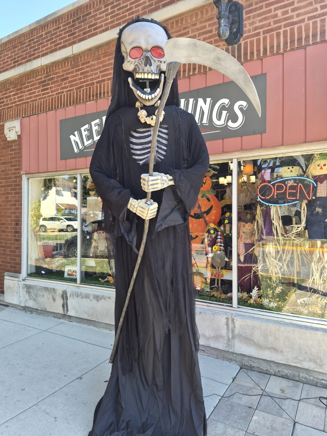 New 11ft  Grim Reaper Halloween prop animated