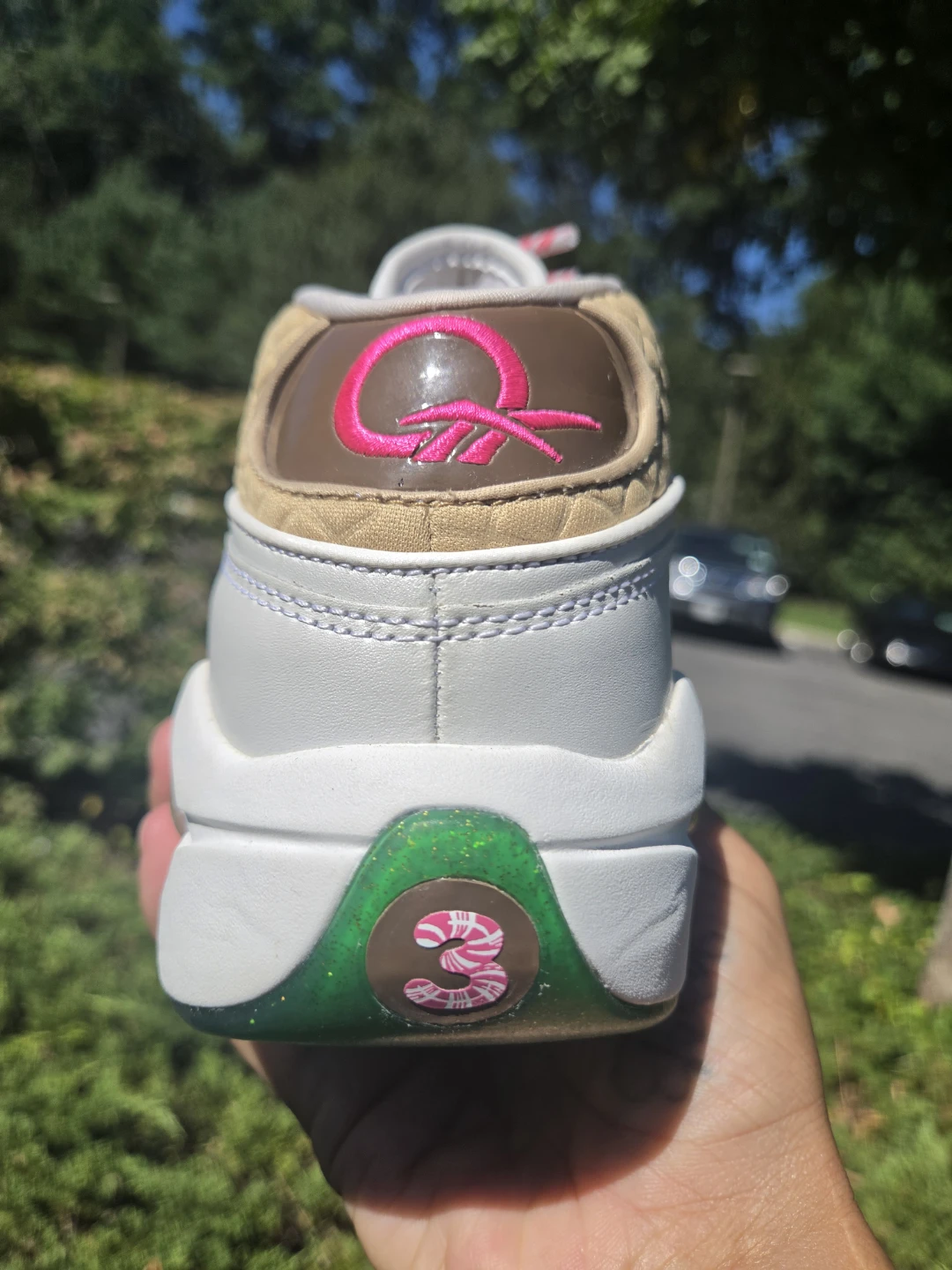 Reebok Question Mid Rainbow Trail Sneakers - photo 4