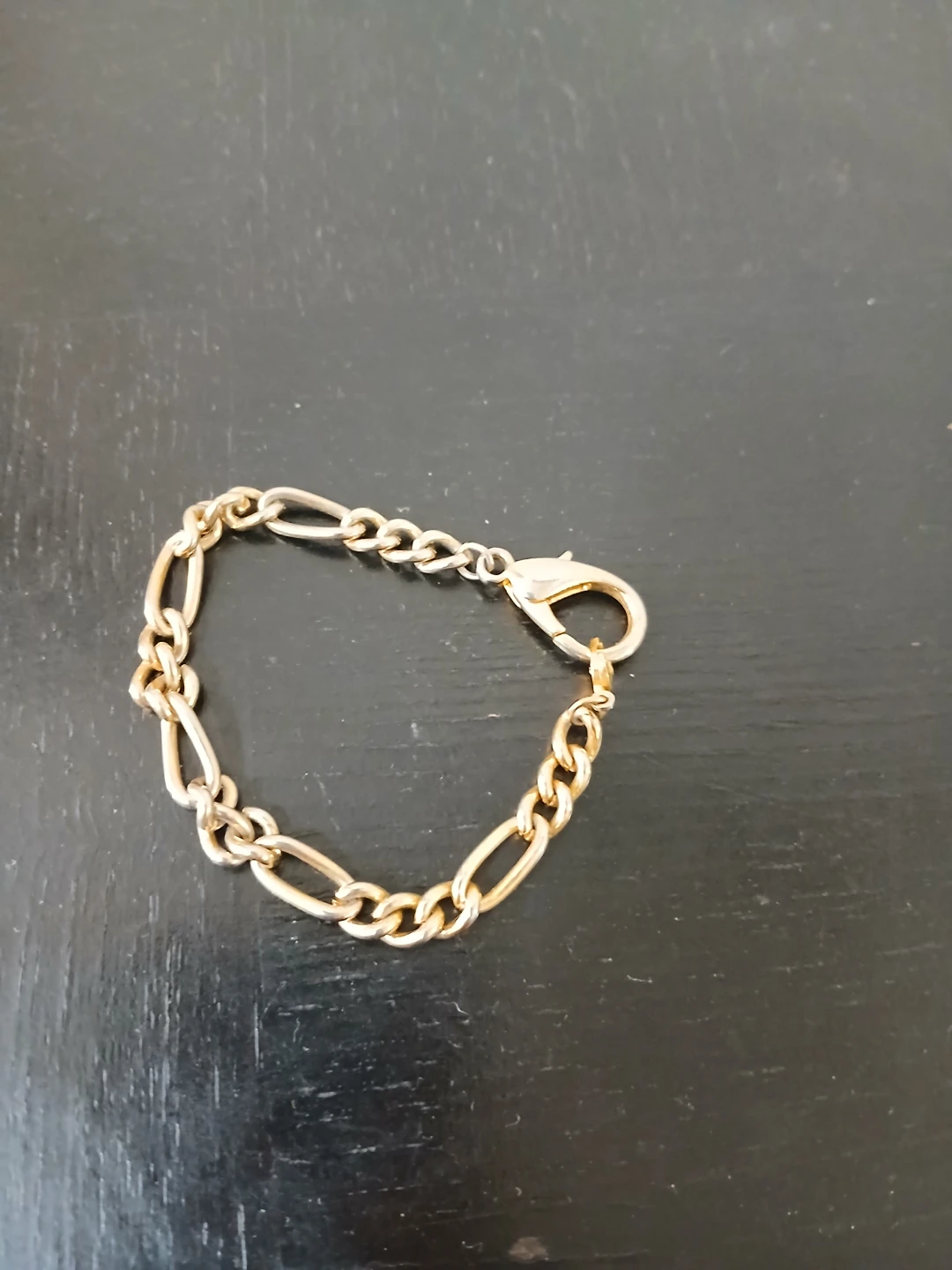 Gold-tone Figarucci style chain bracelet - photo 2