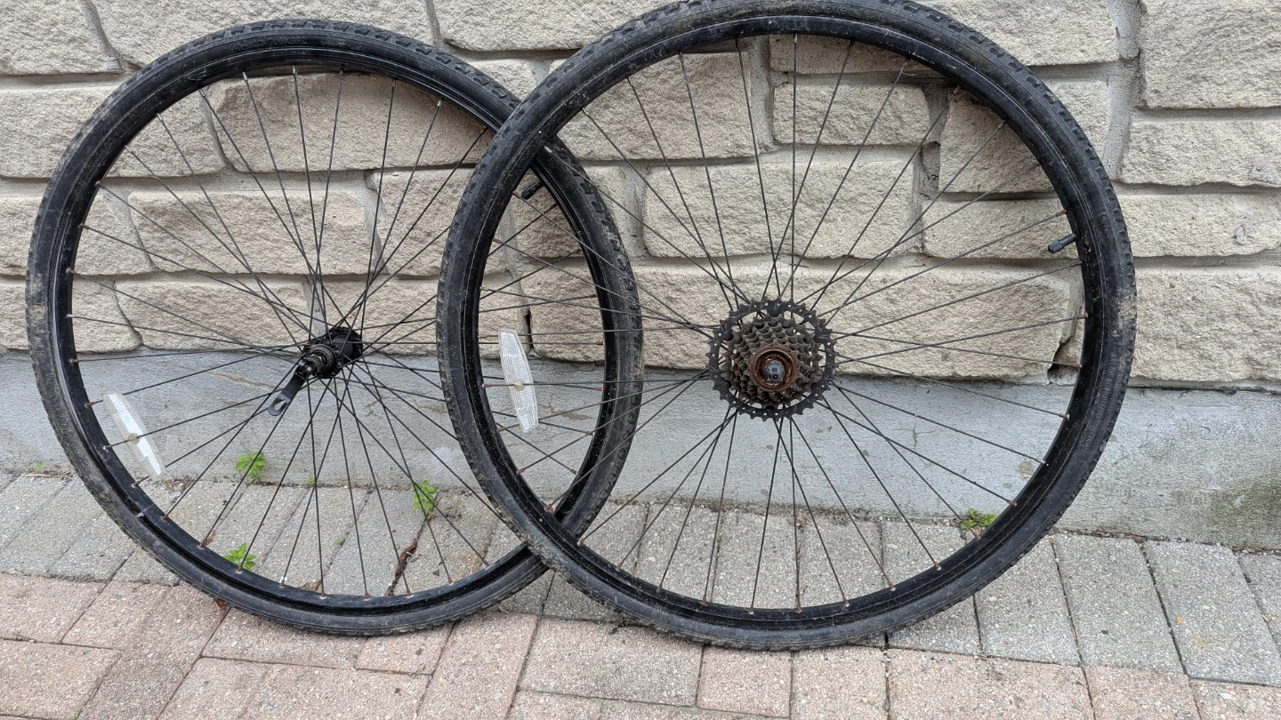 Hybrid bike rims
